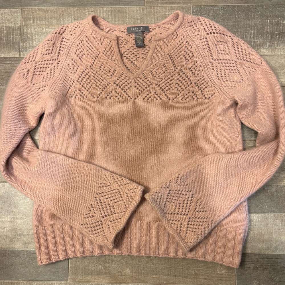 Kate Hill Pink Women's Sweater - Picture 4 of 10